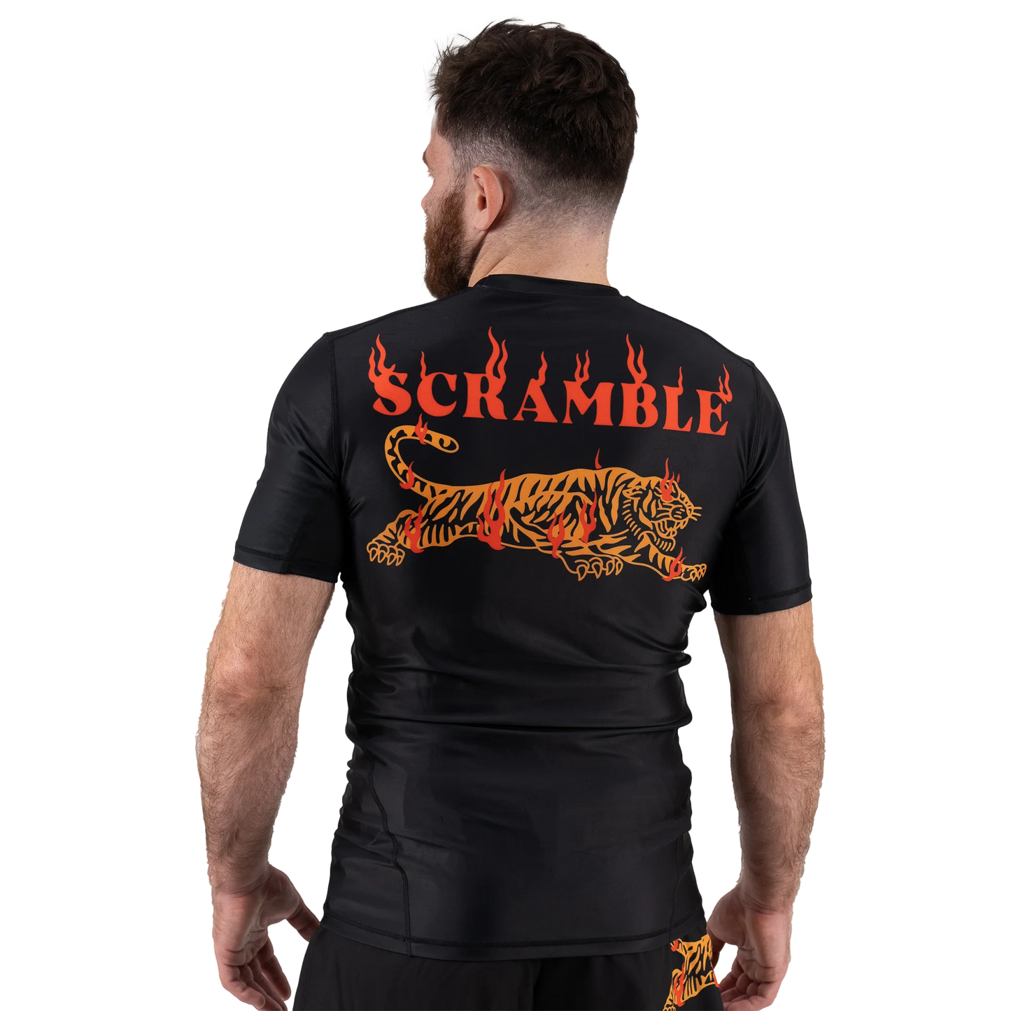 BURNING TIGER RASHGUARD