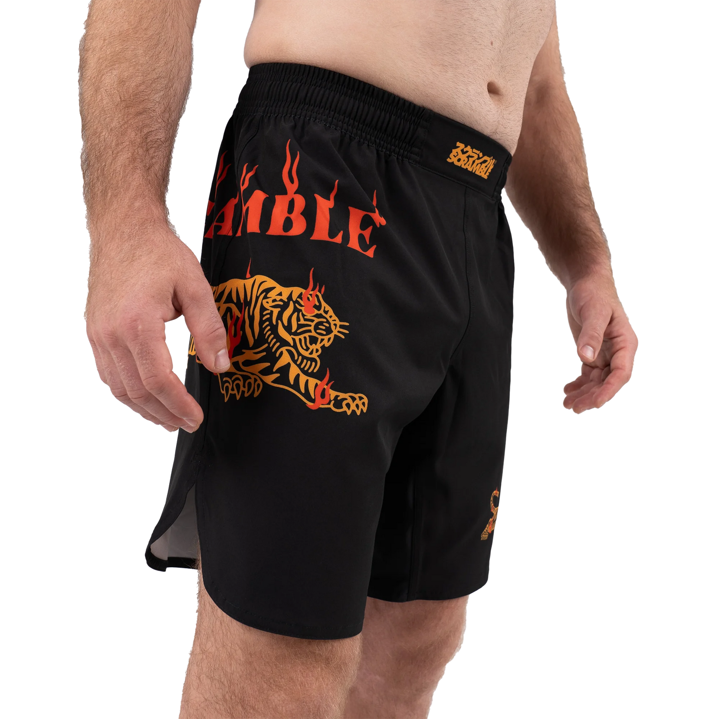 BURNING TIGER SHORTS