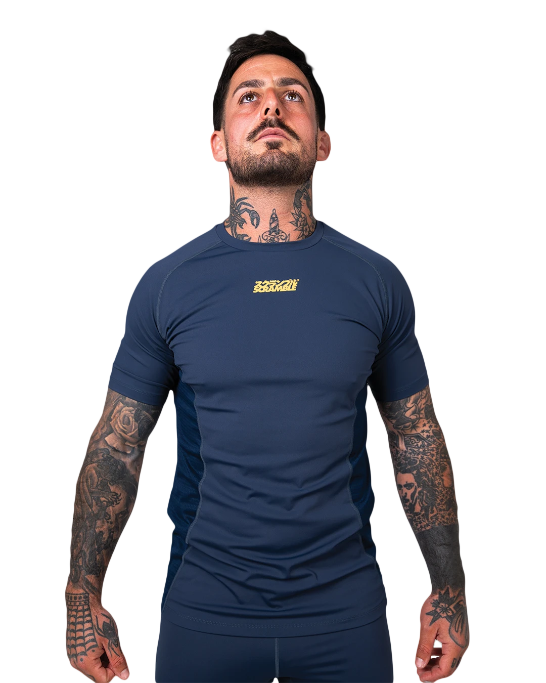 SHINOBI COMPRESSION TOP – SHORT SLEEVE – MIDNIGHT BLUE
