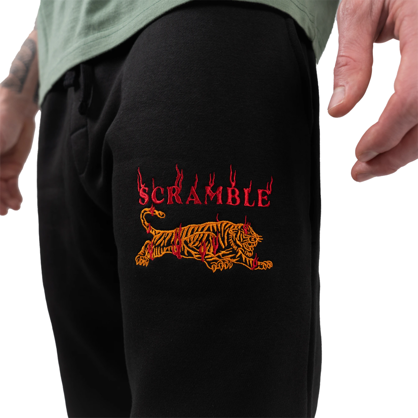 BURNING TIGER JOGGERS