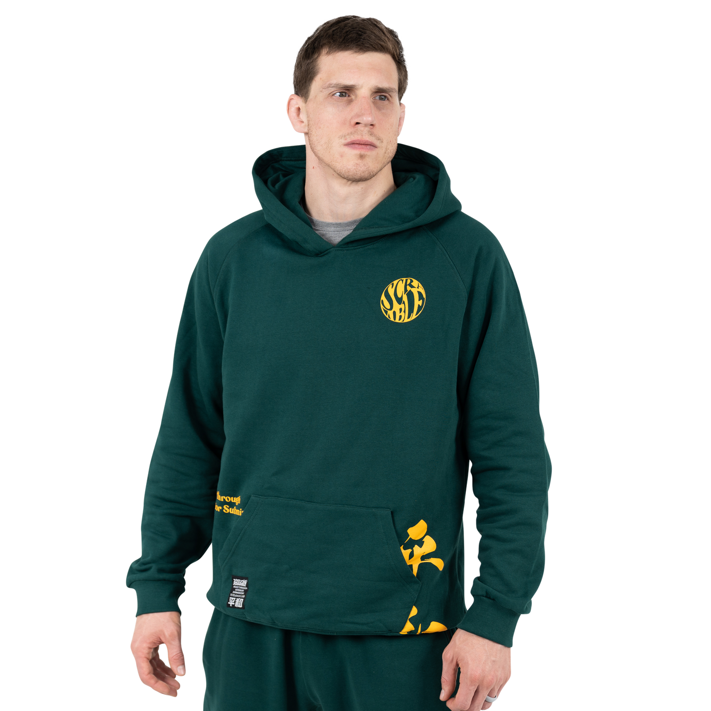 YIN YANG HOODY – GREEN