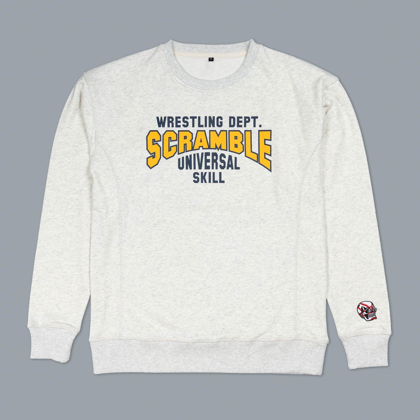 SCRAMBLE COLLEGIATE WRESTLING SWEATSHIRT – FRESHMAN GREY
