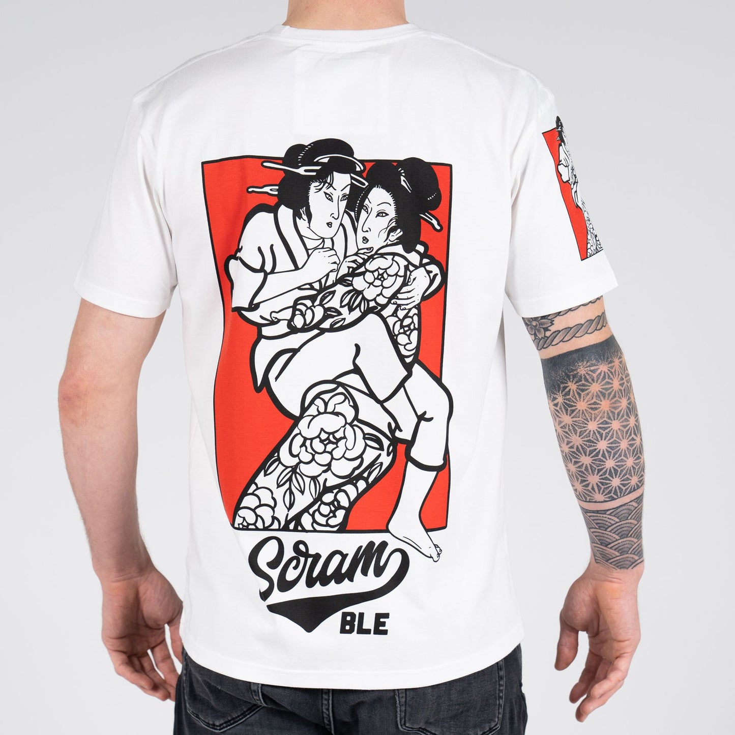 SCRAMBLE MEIYO TEE – WHITE