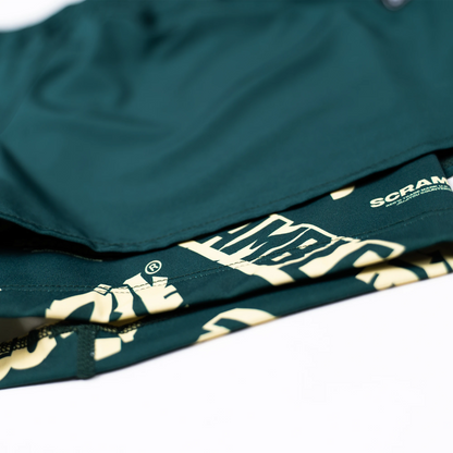 COMBINATION SHORTS – FOREST GREEN/ LOGOTYPES