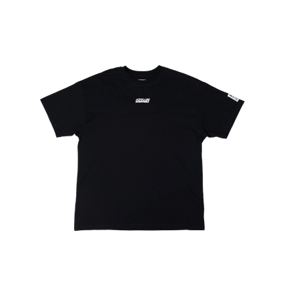 LOGO OVERSIZED TEE – BLACK