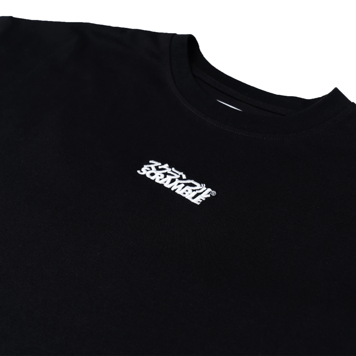 LOGO OVERSIZED TEE – BLACK