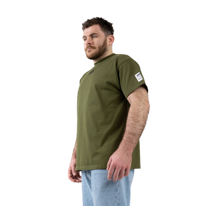 LOGO OVERSIZED TEE – OLIVE