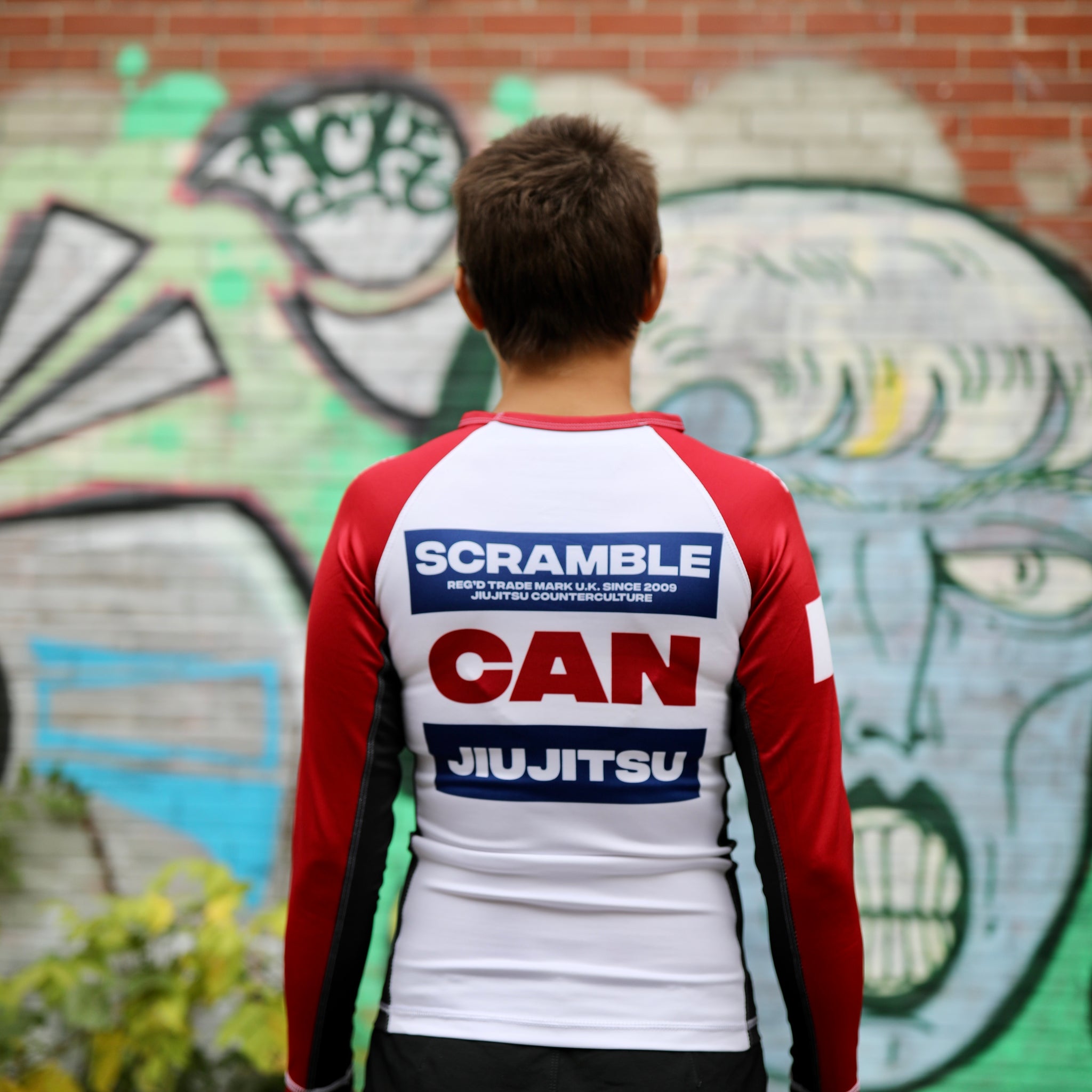 SCRAMBLE TEAM CANADA RASHGUARD – LADIES CUT