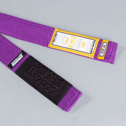 SCRAMBLE TANREN V4 BJJ BELT – PURPLE