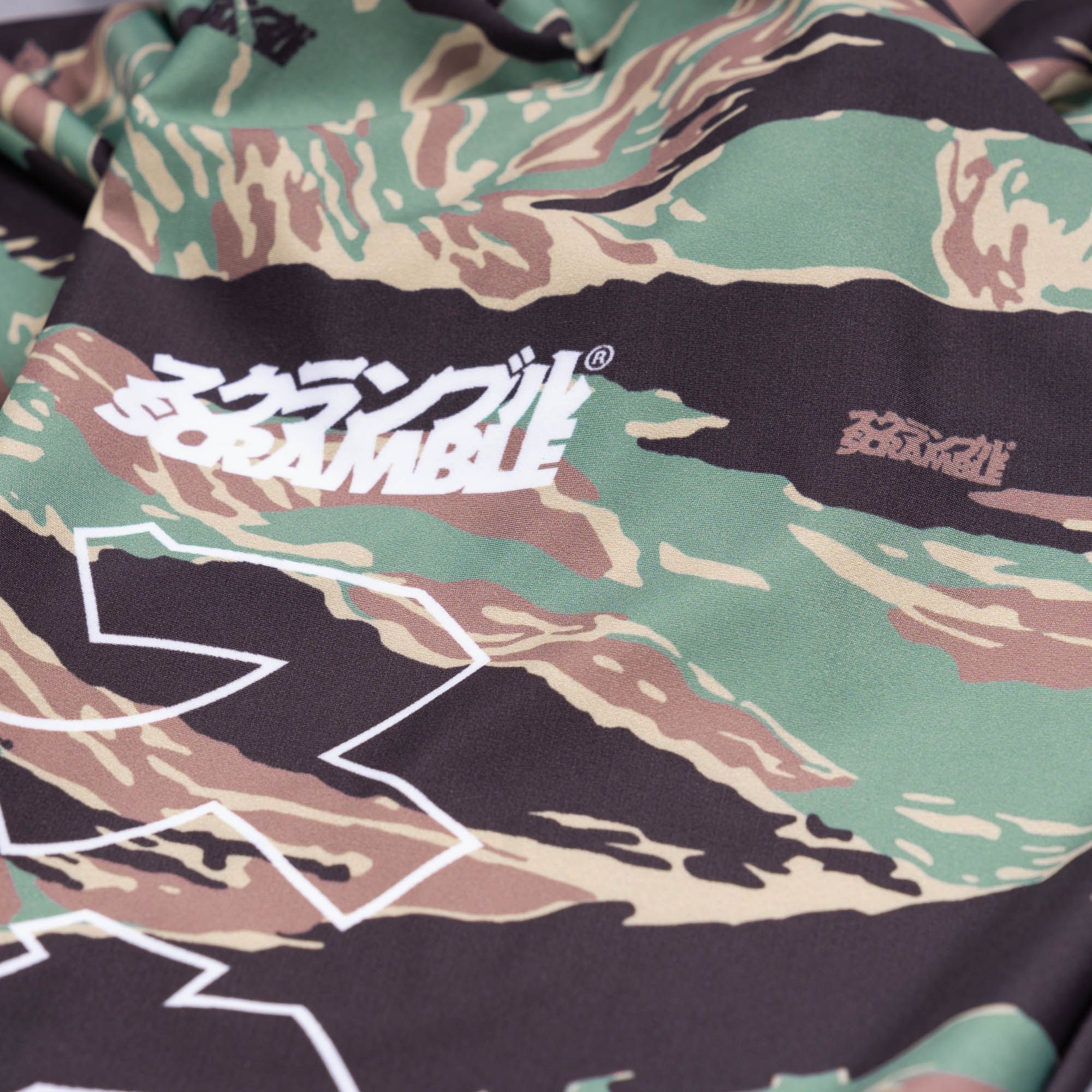 SCRAMBLE BASE SPATS – TIGER CAMO