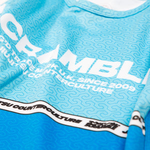 SCRAMBLE RANKED RASHGUARD V4 – BLUE