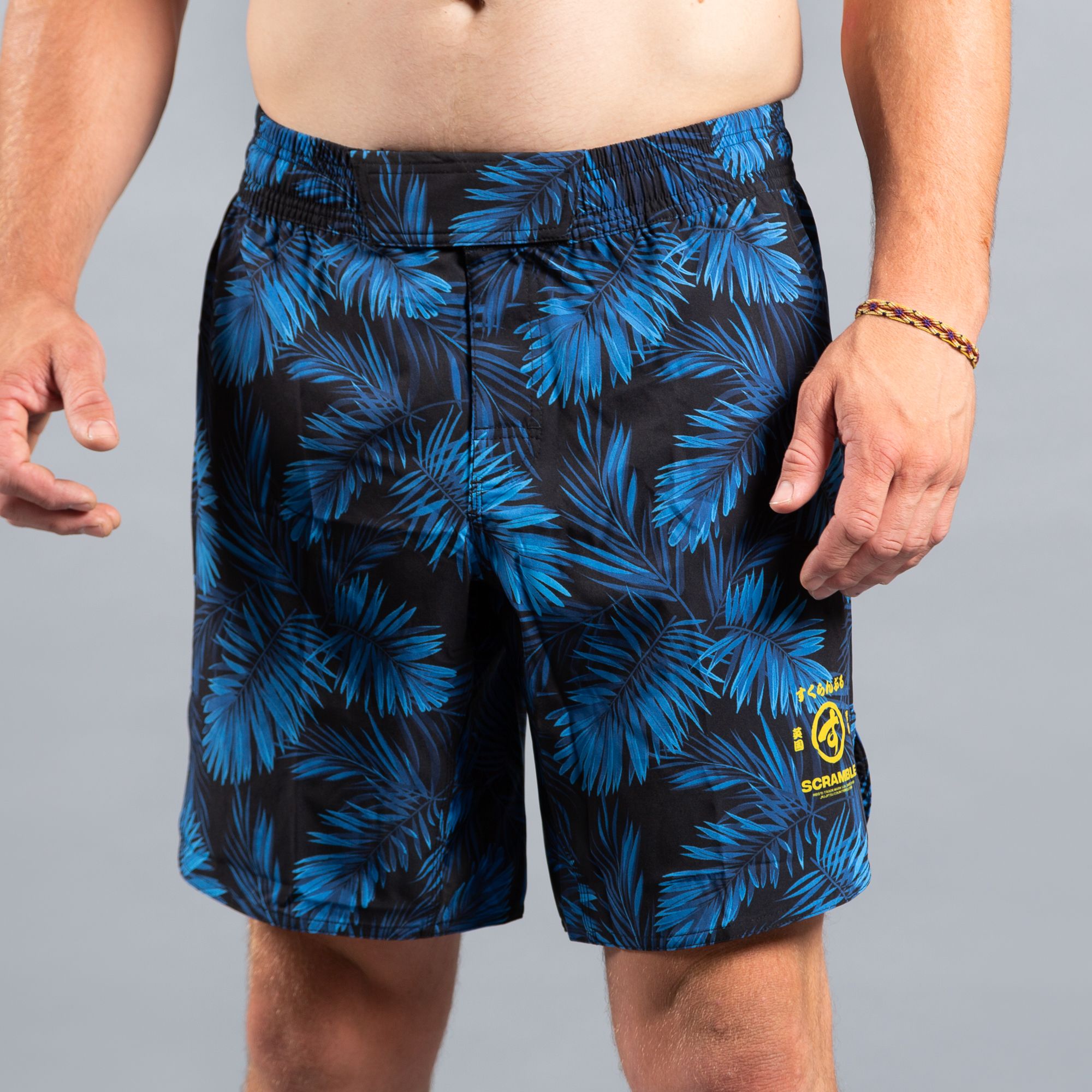 SCRAMBLE INDIGO CAMO SHORTS