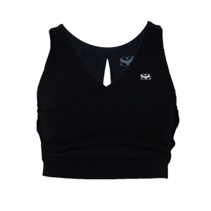 HEARTS SPORTS BRA – BLACK
